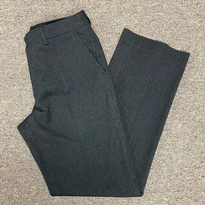Men’s Express Charcoal Gray Pin Stripe Producer Pant Trousers Slacks 30x…